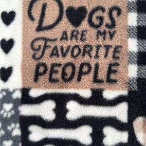 Cozy Throw Dog theme  - handmade 🐶 all Proceeds to benefit local rescue NWOT